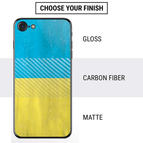 Ukraine Flag Distressed iPhone SE (2nd & 3rd Gen) Skin